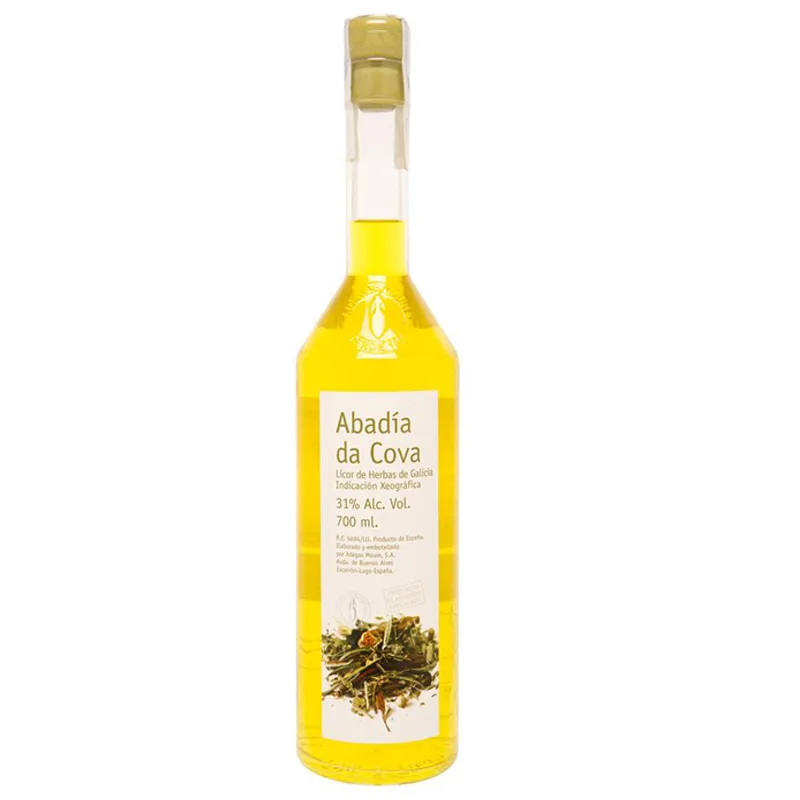 Licor de hierbas 70c Abadía da Cova