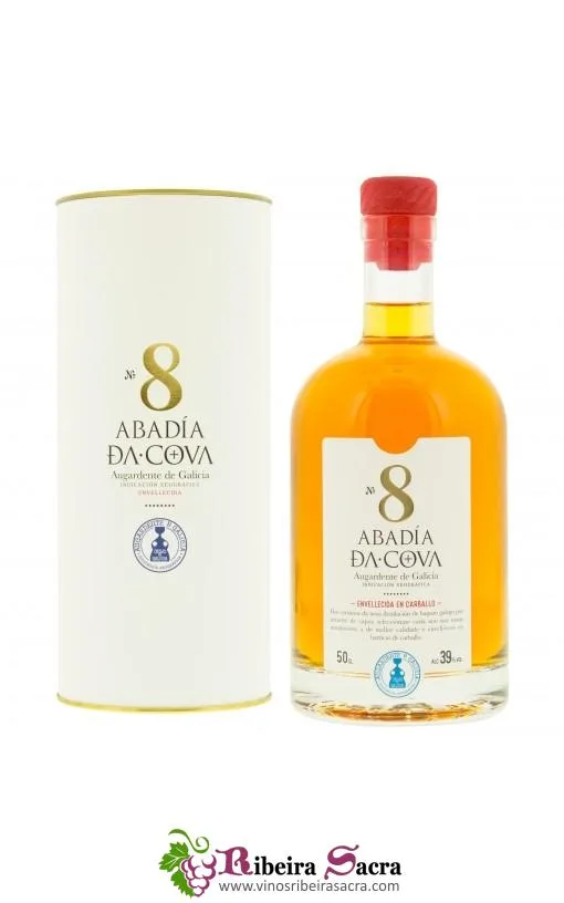 Estuche Orujo añejo 50cl Abadia da Cova