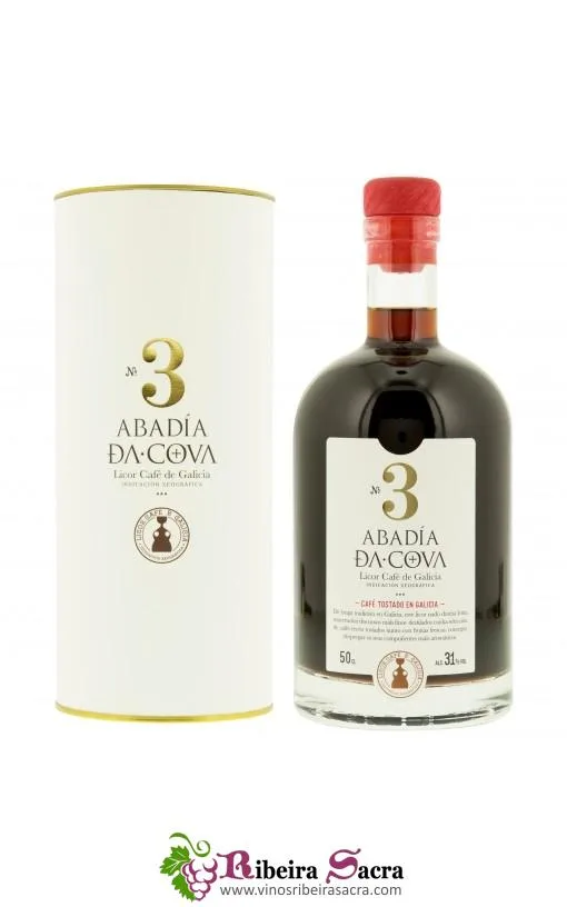 Estuche Licor cafe 50cl Abadía da Cova