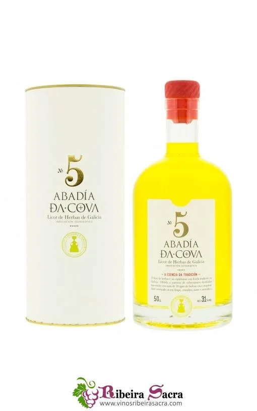 Estuche licor de hierbas 50cl Abadia da Cova