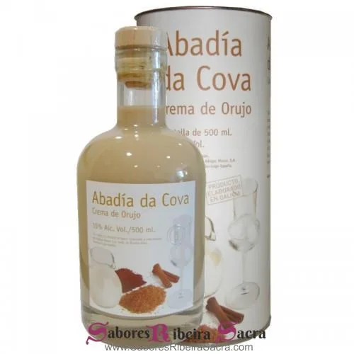 Estuche Crema de orujo 50cl Abadia da Cova